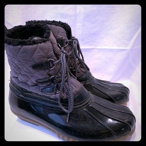 Sporto duck boots-black